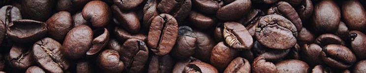 dark roasted coffee beans